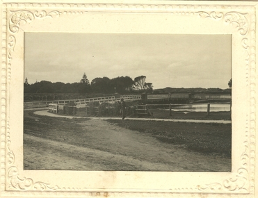 Looking East from West side of the traffic bridge over the Moyne river