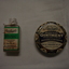 Bottle, Ready Relief with white and green label- Tin of medicated ointment with black and white label