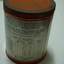 Back of milk powder tin giving a table of quantities of each type of milk powder