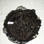 Inside of lacy net hat 