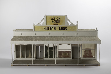 Mixed media - Model, Albion House, early 1970`s