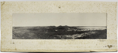 Panoramic view of lake around Tower Hill