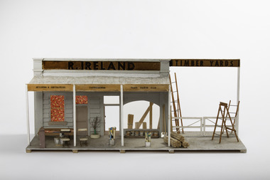 Mixed media - Model, R. Ireland Timber Yards, 1970`s
