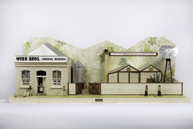 Mixed media - Model, Webbs Cordial Factory, Early 1970's