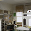 Detail of inside of model of museum in Bank Street