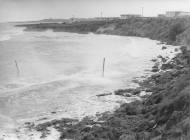 Storm waters lashing South Beach