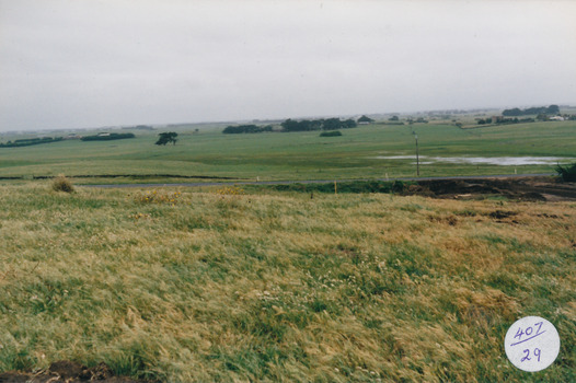 Rolling farmland looking North west from South Beach Estate