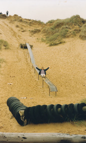 Coloured photograph of the yambuk slide 1995