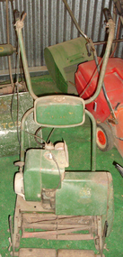 Motor Mower, Maker's name "Charles H Pugh"