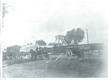 Photograph, Thompsons Foundry, Skew Bridge Beam on Dray