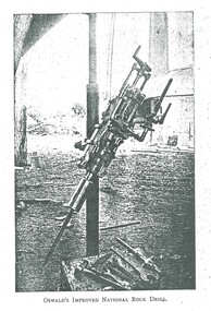 Photograph, Oswald's Improved National Rock Drill