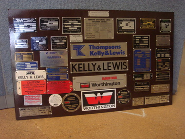 Mounted Display Board, Assembled by Flowserve