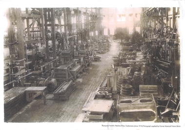 Photograph, Thompsons Machine Room Circa 1910