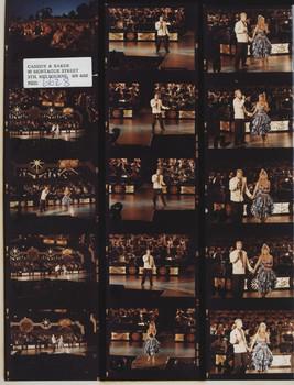 Peter Cupples and Lisa Edwards on Carols by Candlelight stage