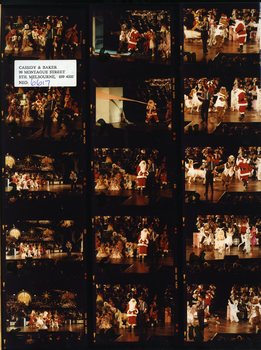 Cameron Daddo and Santa on Carols by Candlelight stage