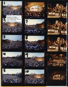 Ray Martin on Carols by Candlelight stage and crowds