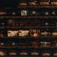 Printed negatives of images taken of performers and the audience