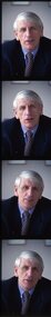 Portrait images of John Cook in his office