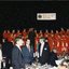 National Boys Choir singing as guests mill around