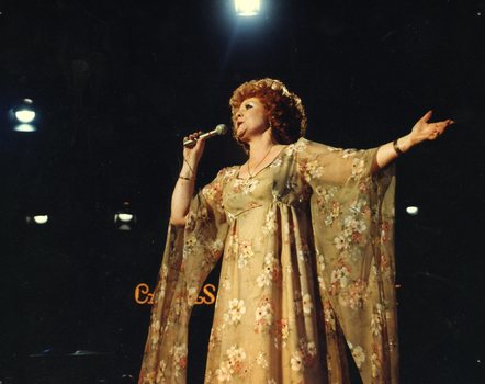 Margaret Nisbett on stage