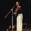 Franciscus Henri and guitar on stage