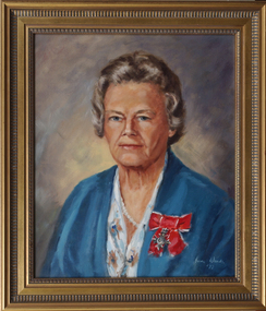 Framed portrait of Elsie Henderson