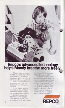 Young child in hospital wearing a Clinical Pressure Pump from Repco