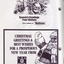 2 drawings - one of Santa (CBA Bank) and candles (Waltons)
