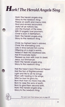 Words to Hark the Herald Angels Sing