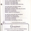 Words to Joy to the World and advertisement for Georgiana's restaurant in the St Kilda Travelodge