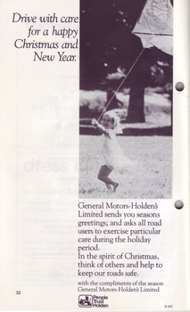 GMH Christmas message and image of young girl flying a kite
