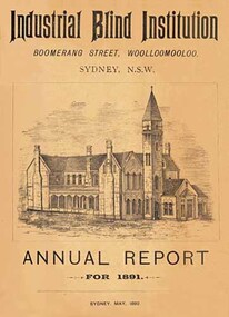 Text, Sydney Industrial Blind Institution annual reports 1879-1898, 1879-1898