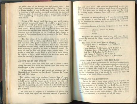 Board of Management report for the year ended 1935