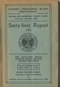 Blue cover with SIBI symbol in the middle