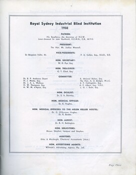List of Office Bearers for the Institution