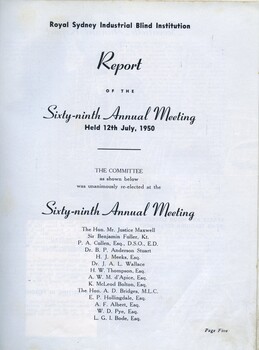 List of committee members who were voted unanimously at the meeting