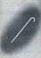 White cane on darked background oval on white page