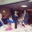 Bob Davis and Lou Richard at the front of the crowd