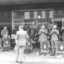 RAAF band playing in Bourke St mall