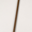 Brown polished wooden cane with handle