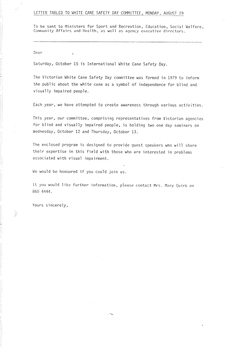 Typed meeting minutes on white paper