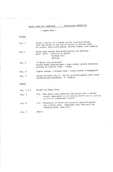 Typed meeting minutes on white paper