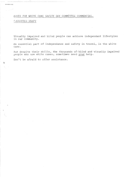 Typed meeting minutes on white paper