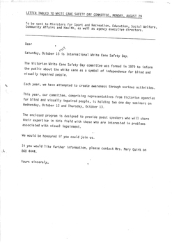 Typed meeting minutes on white paper