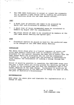 Typed meeting minutes on white paper