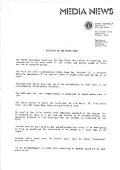 Typed letter to Media outlets
