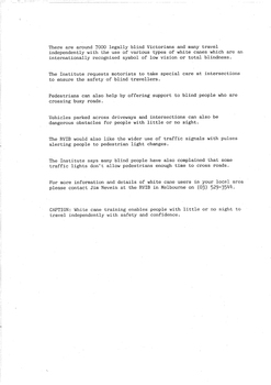 Typed letter to Media Outlets