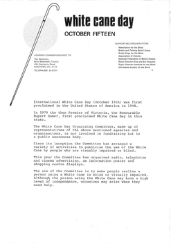 Typed letter to Media outlets