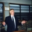 Professor Ron McCallum at the podium in full flight