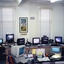 Reception area with various types of screen readers and large print magnifiers displayed